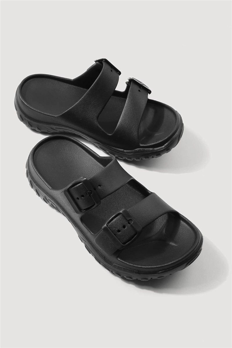 Men's casual slippers - Black #332239
