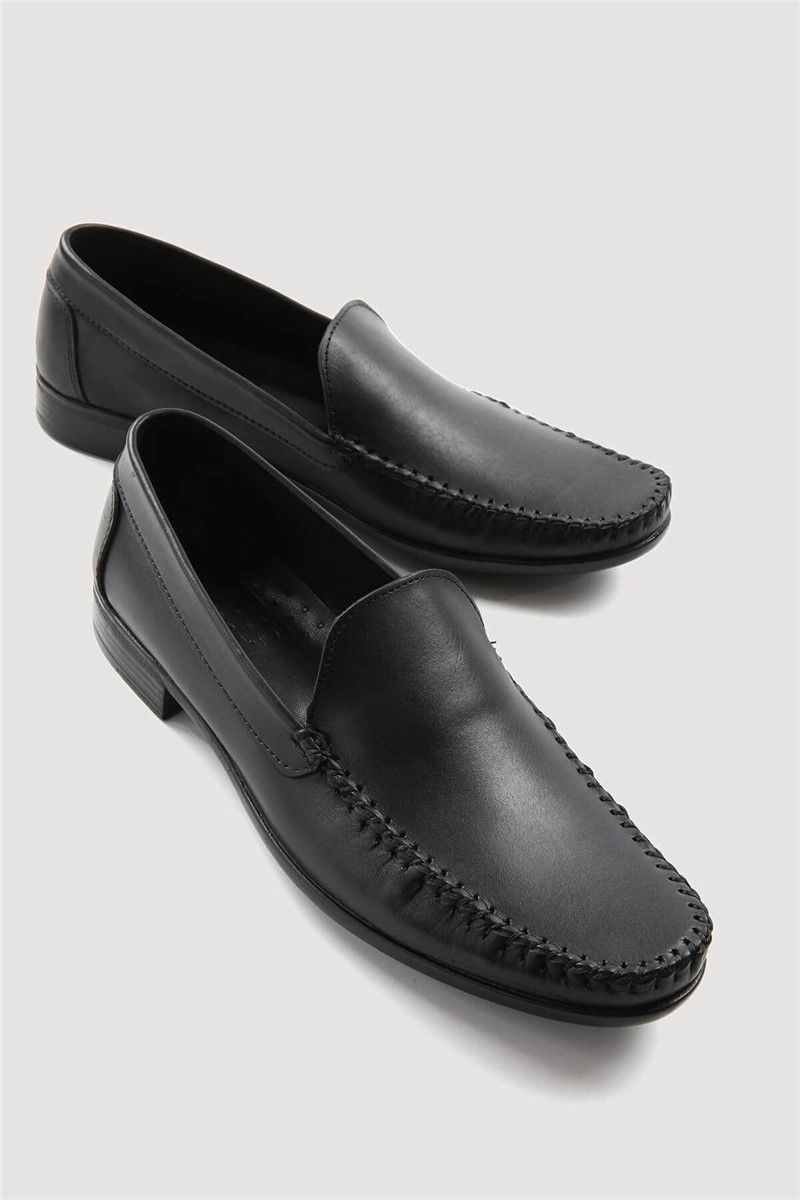Men's leather shoes - Black #331093