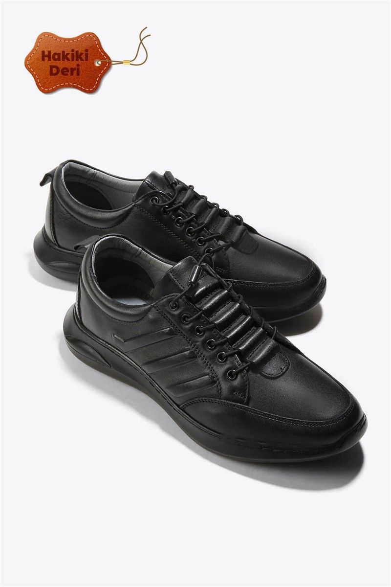Men's leather shoes - Black #333781