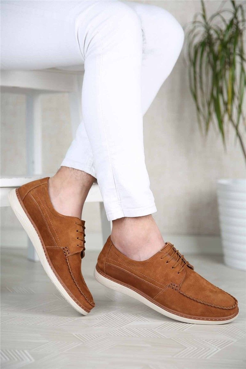 Men's Real Suede Shoes - Taba #299690