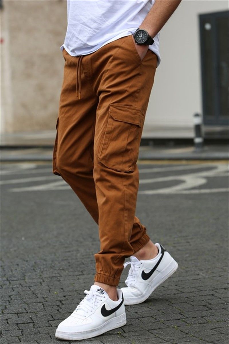 Men's sports trousers 5447 - Camel #330467