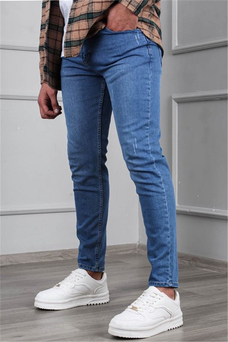 Jeans skinny da uomo 6341 - blu # 367689