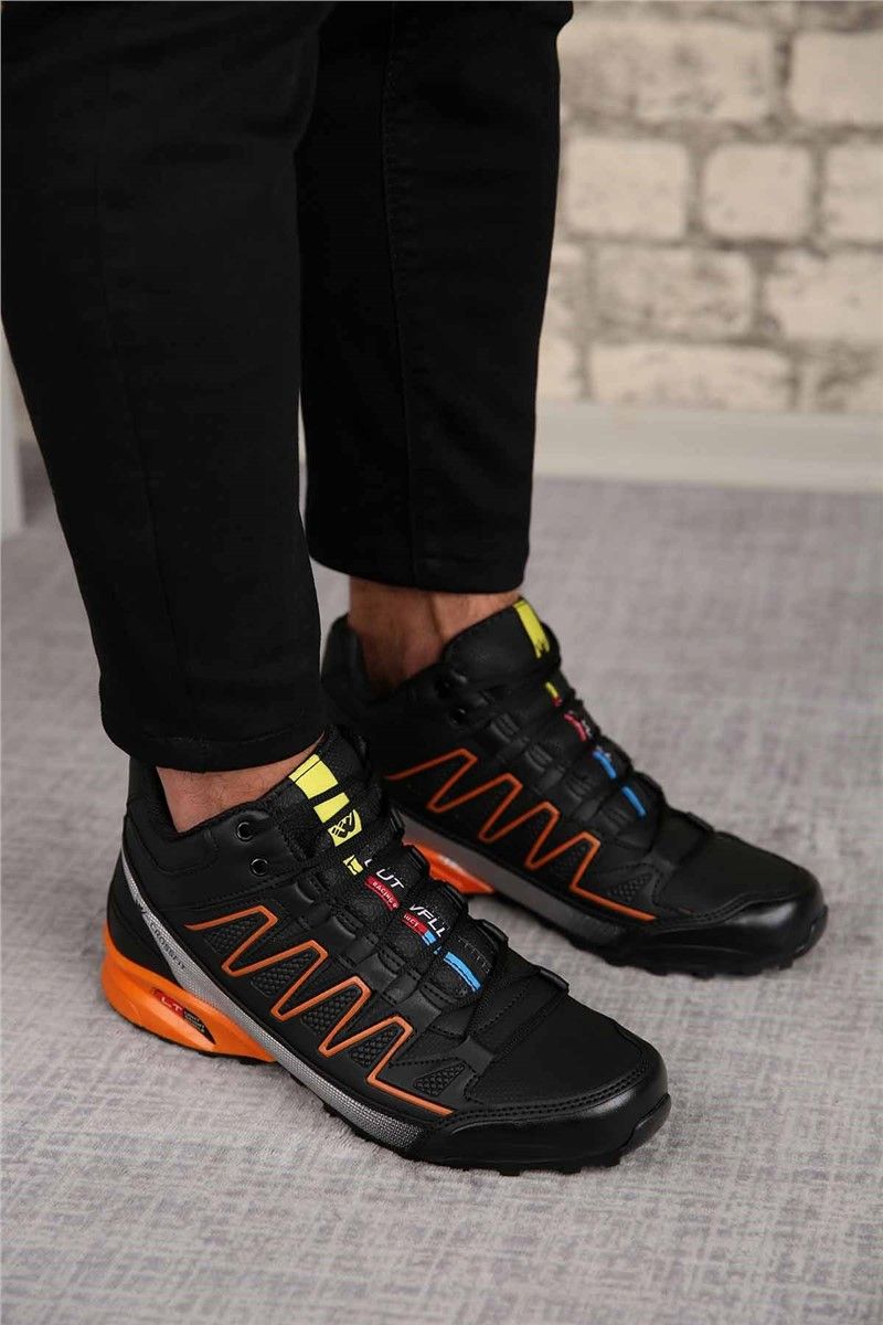 Men's Activity Shoes - Black, Orange #298924