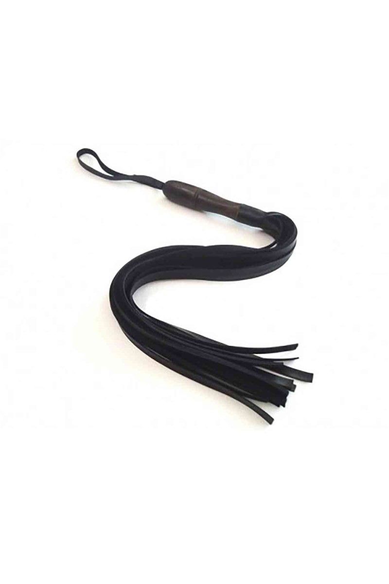 Leather erotic whip - Black # 309937