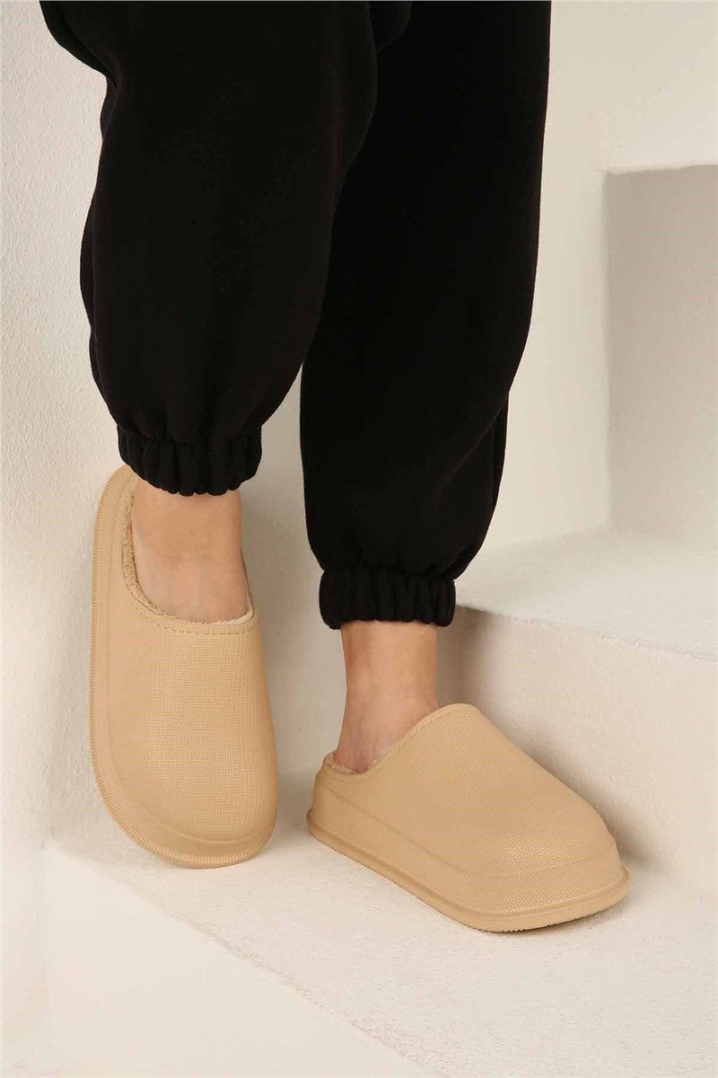 Women's slippers - Beige #321693