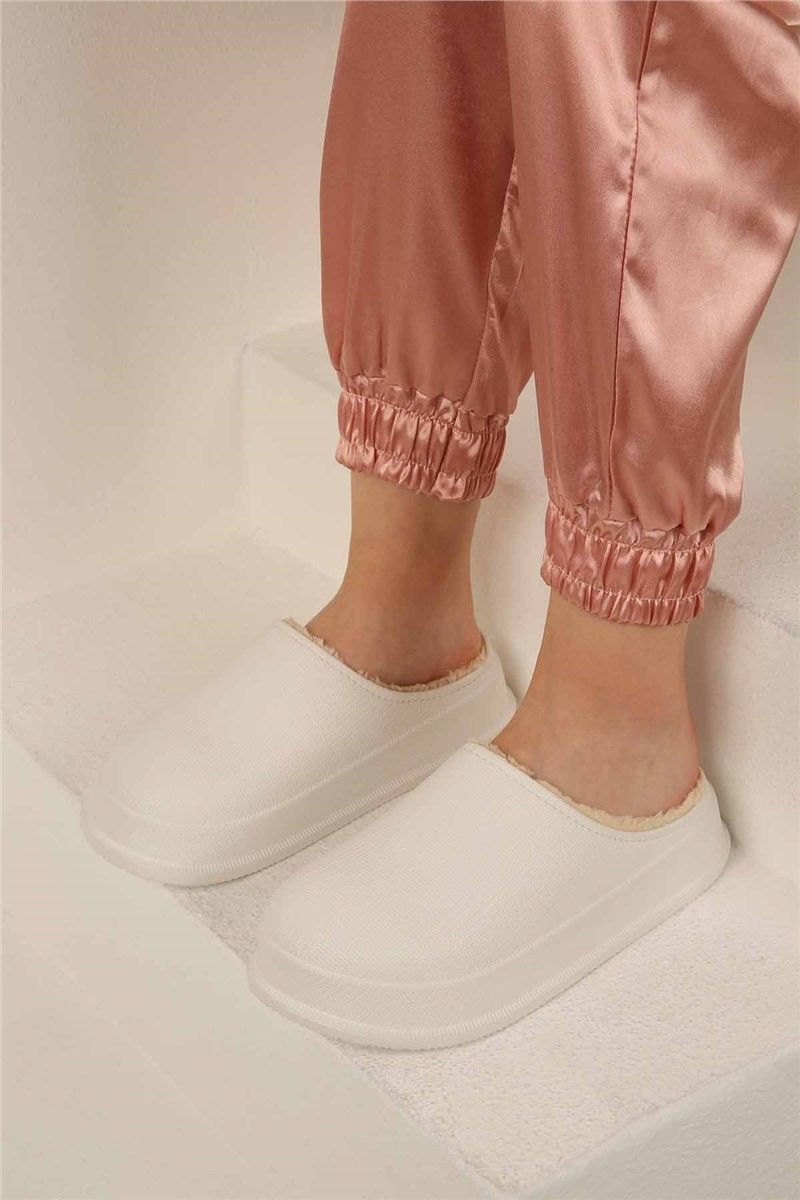 Women's slippers - White #321691