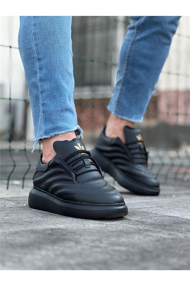 Мъжки ежедневни обувки WG094 - Черни #385367 
