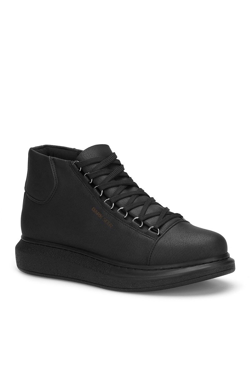 Dark Seer Men's High Top Shoes - Black #267402