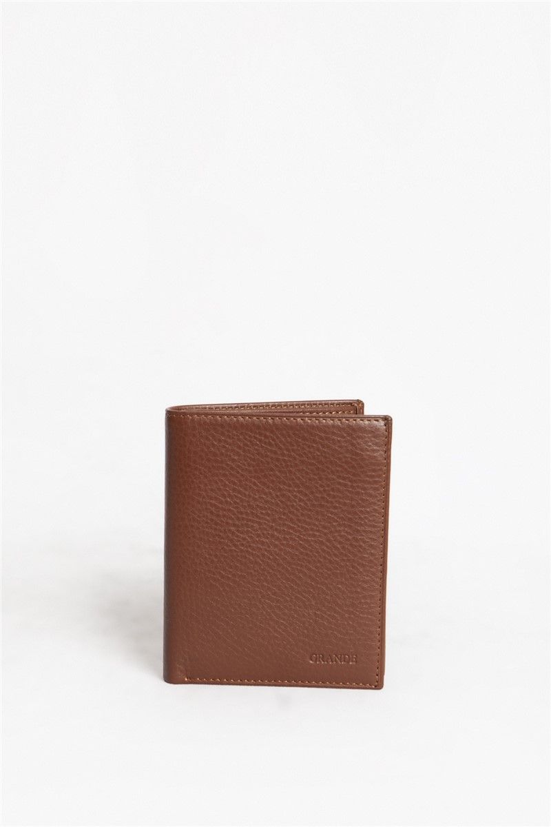 Men's Genuine Leather Wallet 1567 - Taba #366211
