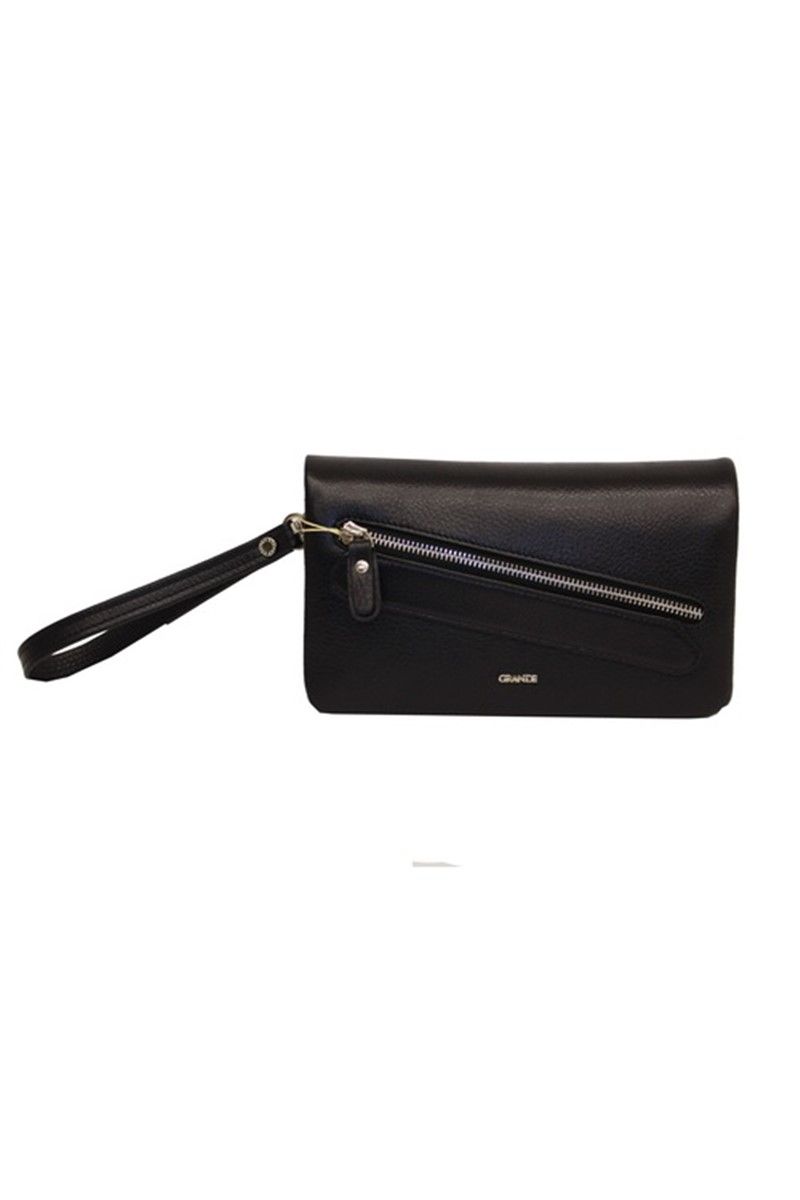 Men's leather wallet 4272 - Black #333874