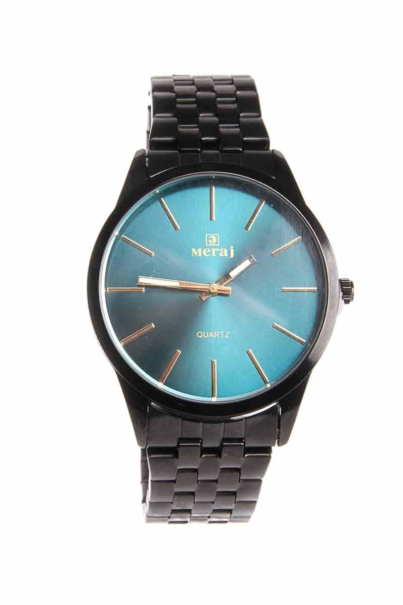 Meraj Men's Watch - Black, Turquoise #22753607