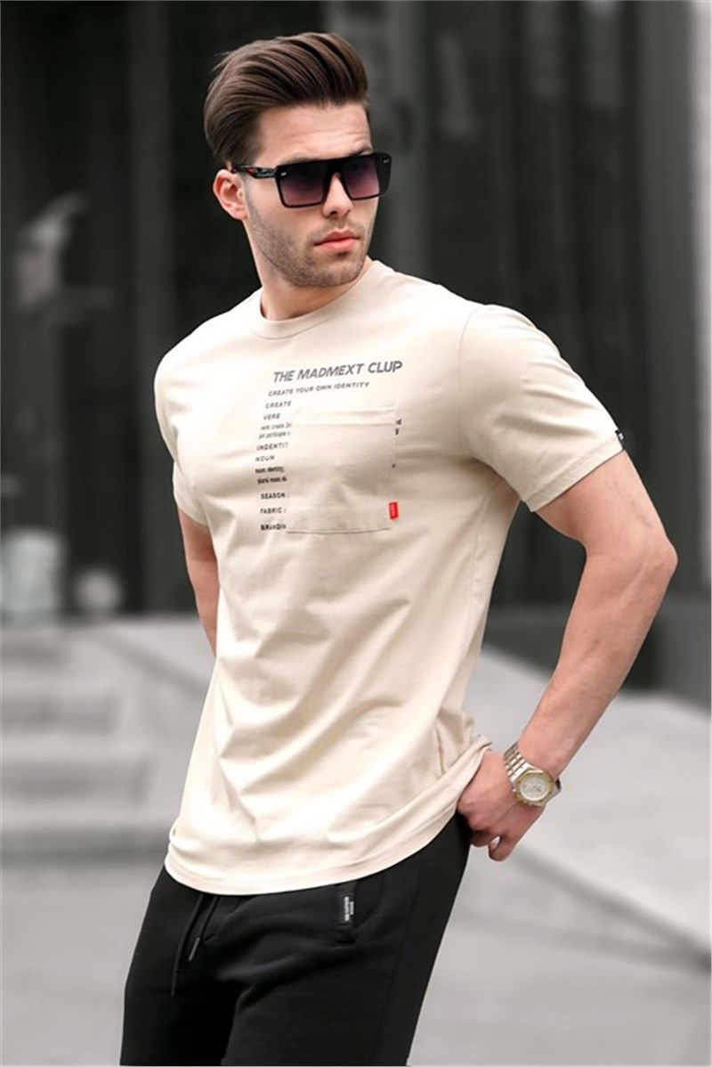 Men's T-Shirt 5861 - Light Beige #394441