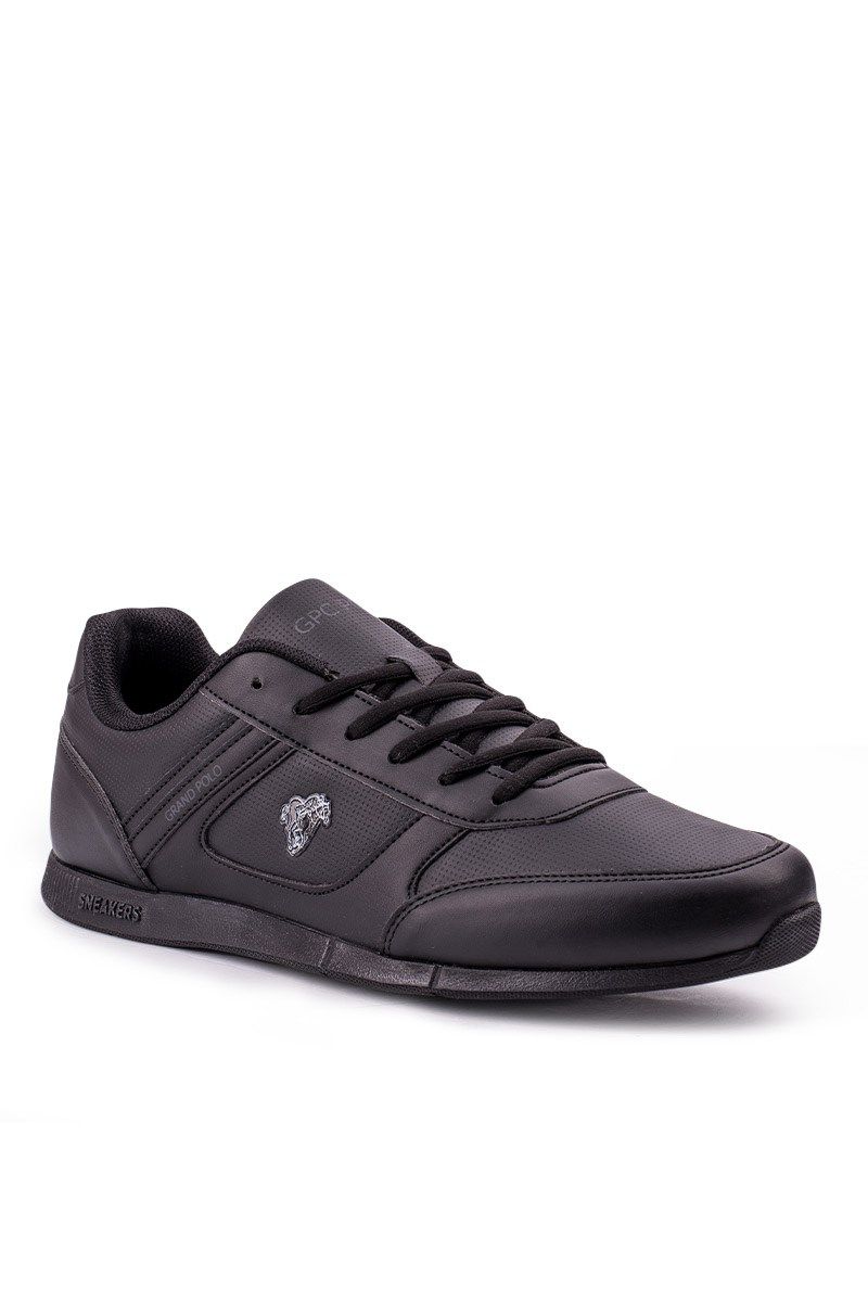 GPC POLO Men's leather shoes - Black 20210835562