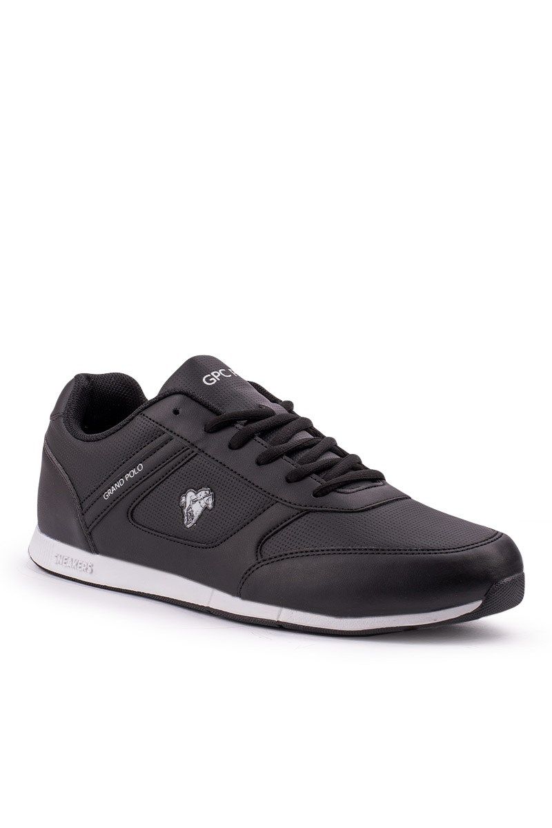 GPC POLO Men's leather shoes - Black 20210835565