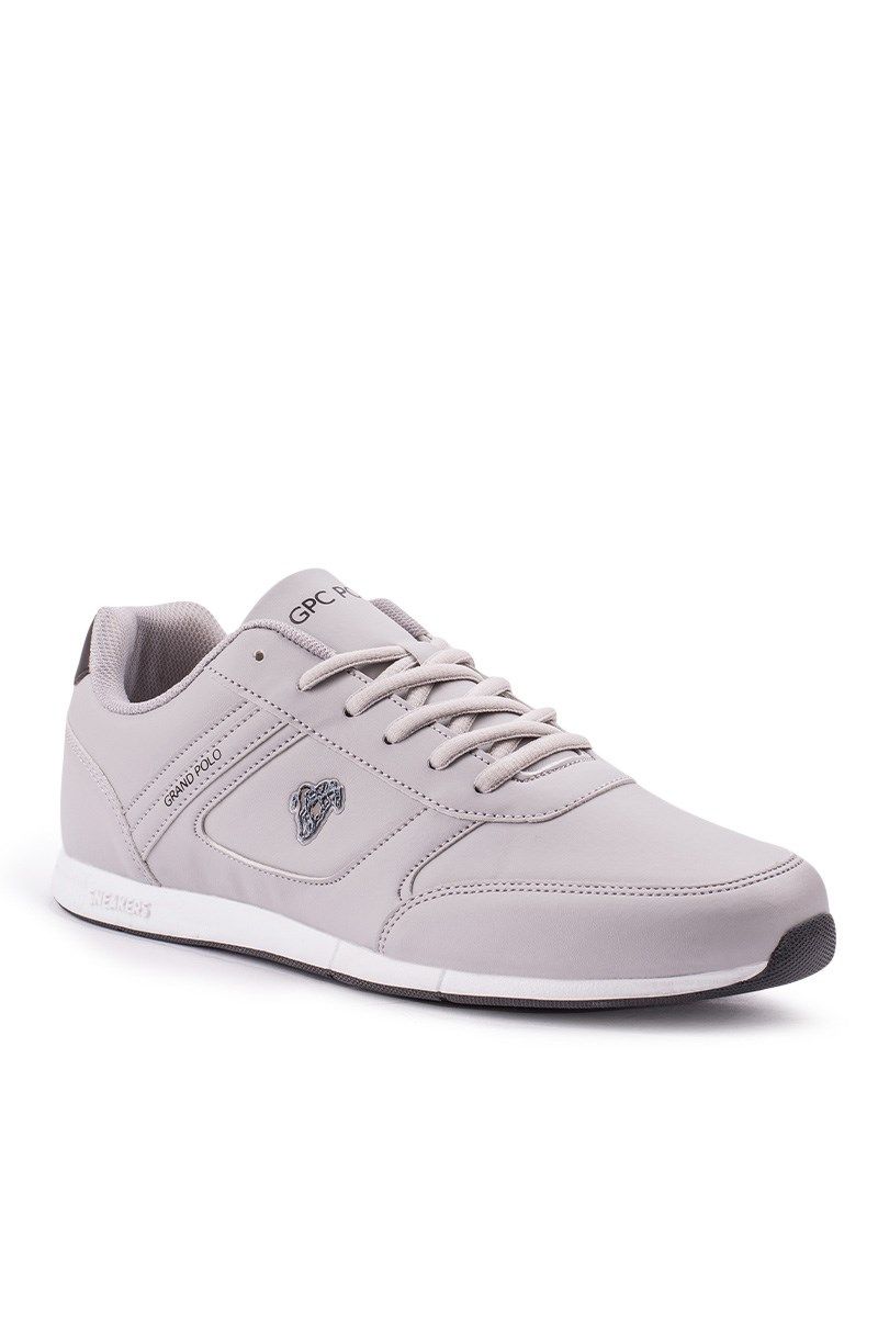 GPC POLO Men's leather shoes - Light Grey 20210835568