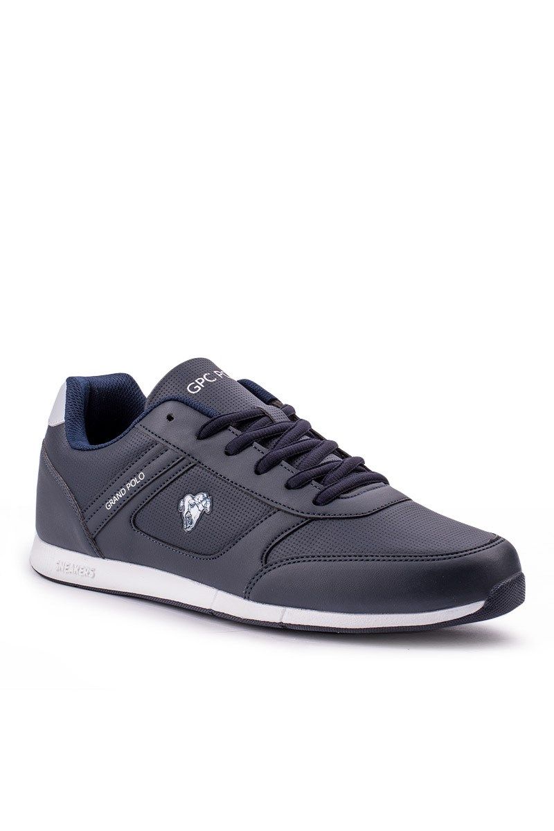 GPC POLO Men's leather shoes - Navy Blue 20210835563