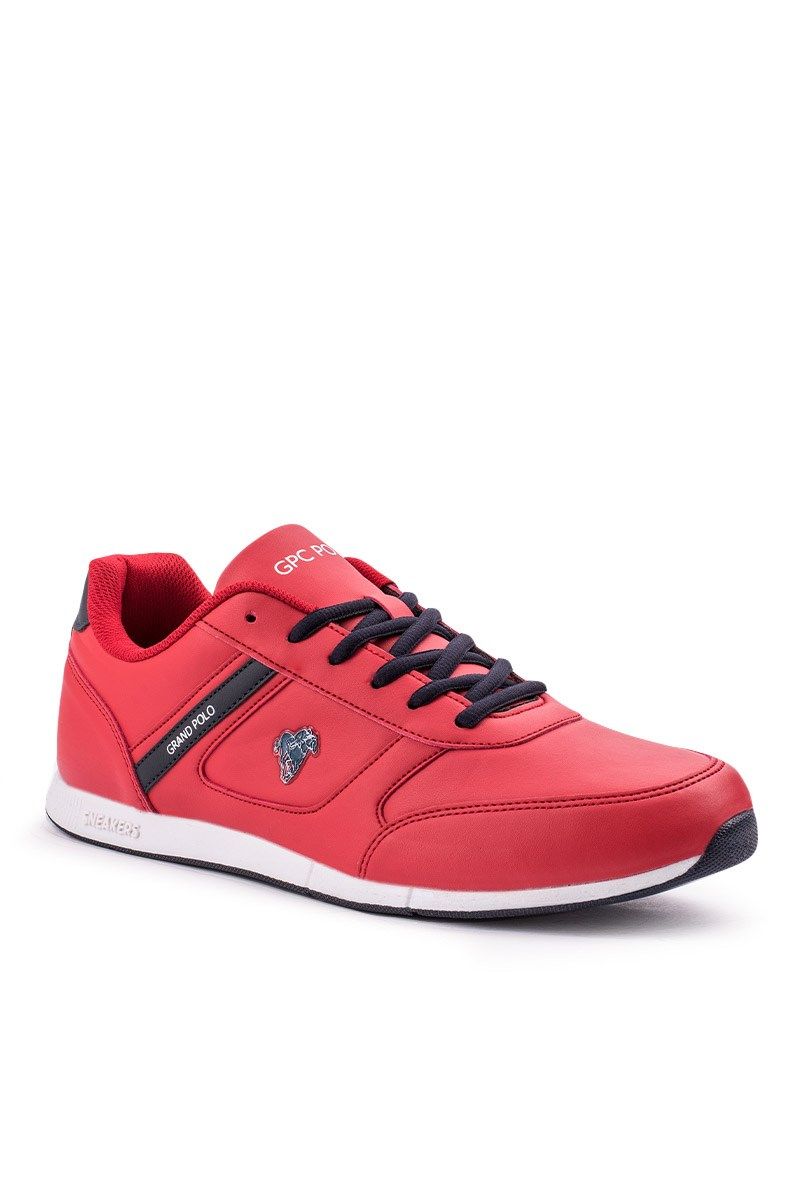 GPC POLO Men's leather shoes - Red 20210835567