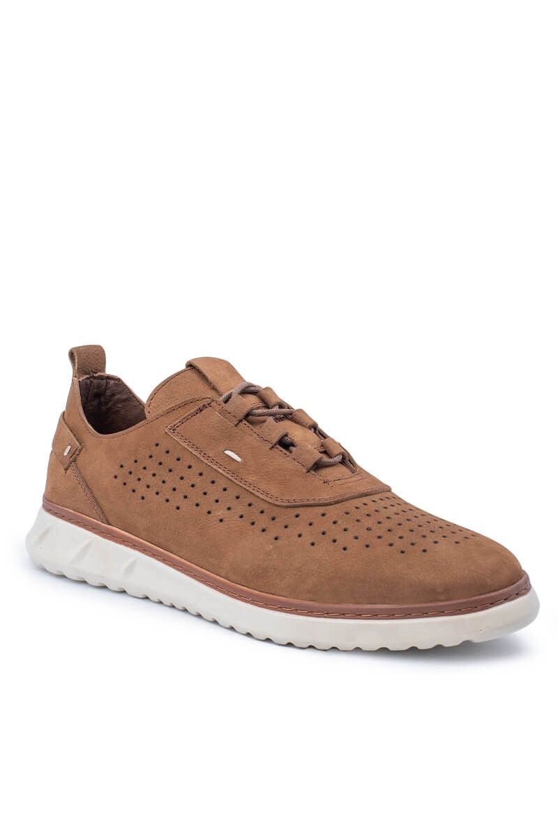 ALEXANDER GARCIA Men's Natural Nubuck Casual Shoes - Brown 20230321095
