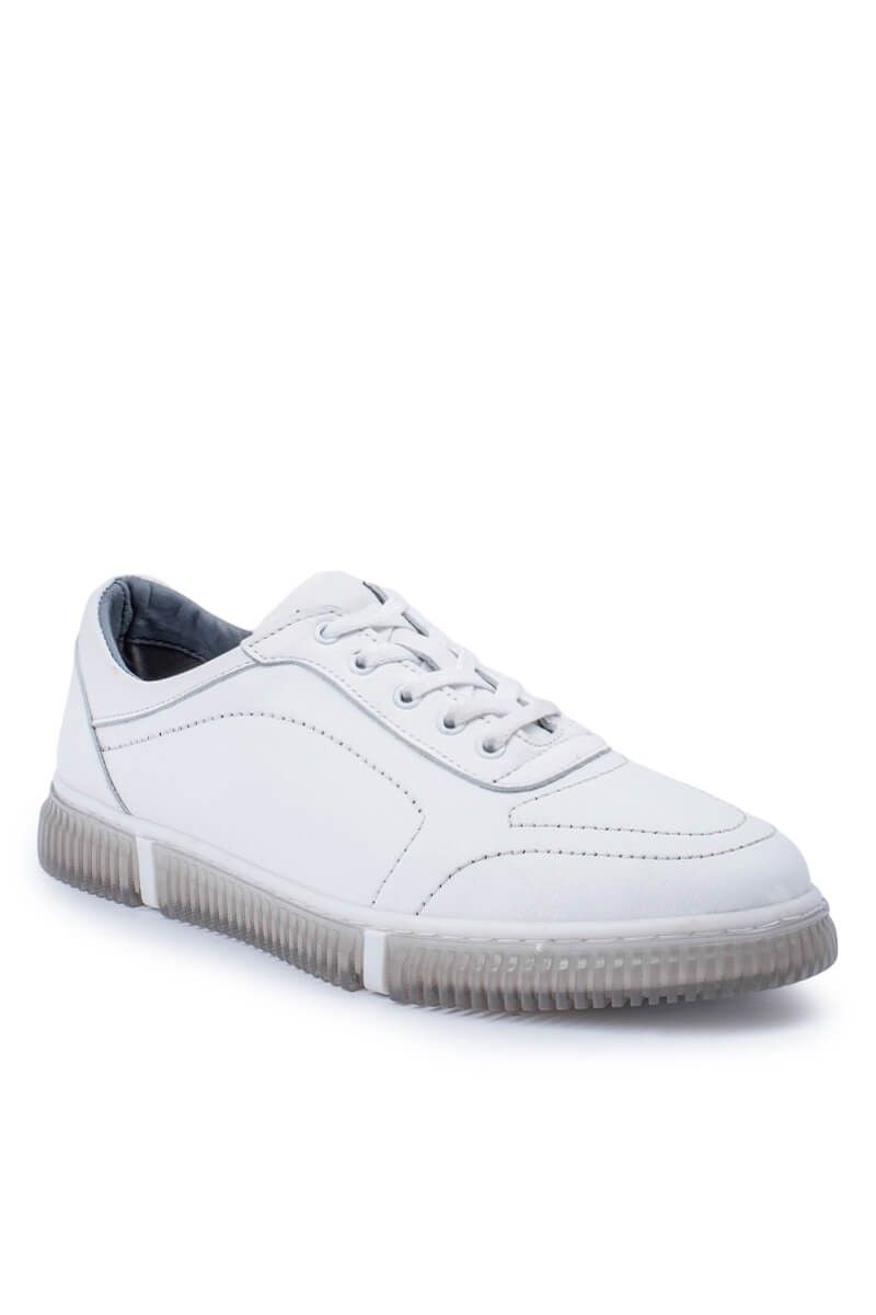 GPC POLO muške svakodnijevne cipele od prave kože - bijele 20230321100