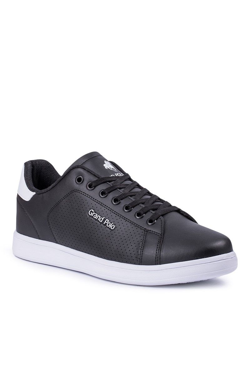 GPC POLO Men's leather sport shoes - Black 20210835295