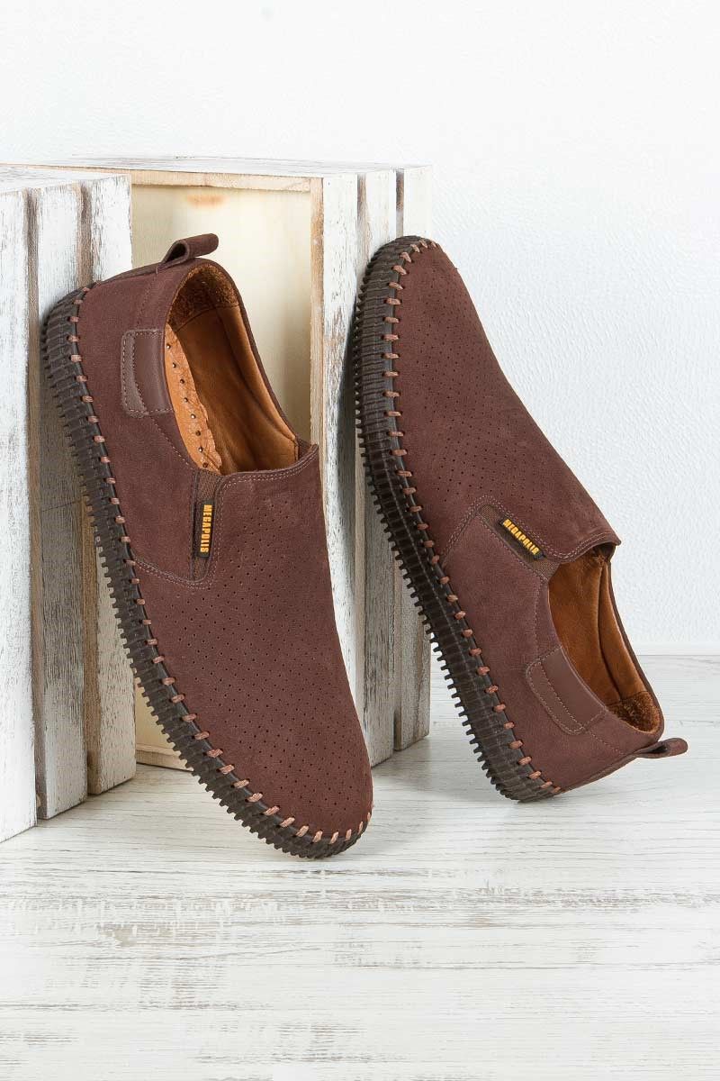 GPC Men's Real Nubuck Shoes - Brown #9979130