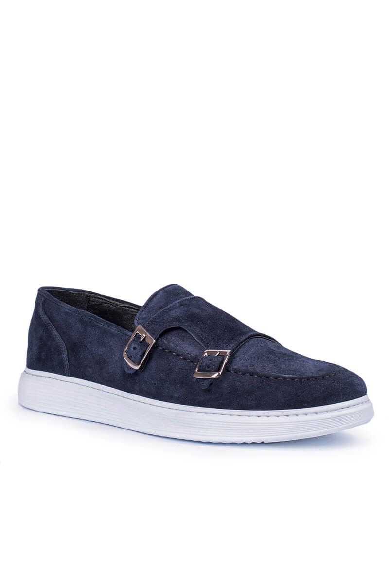 GPC POLO Men's suede casual shoes Navy Blue 20210835283