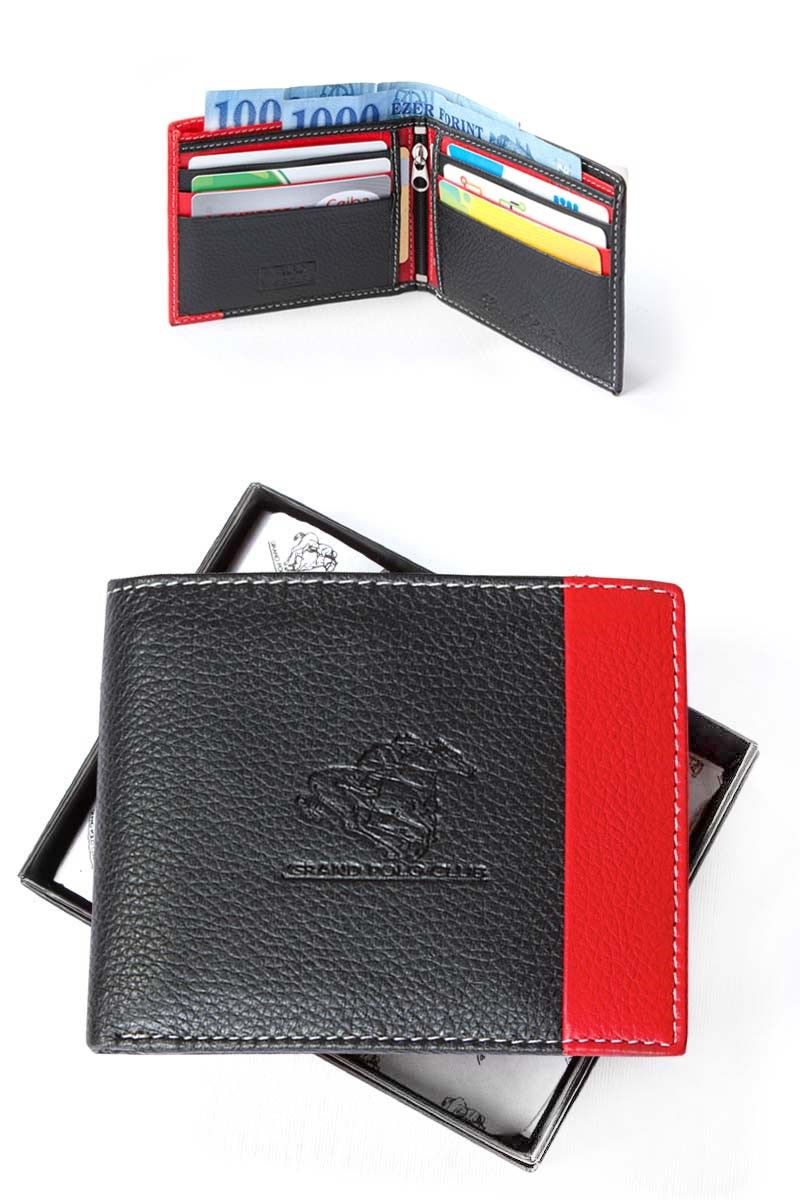 GPC Men's Natural Buffalo Leather Wallet - Black #9979165