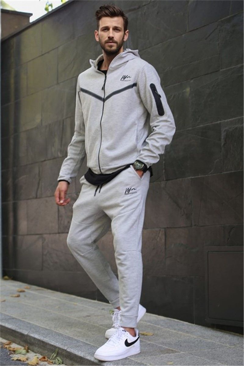 Men's Sportswear Hoodie 5673 - Gray Melange #366069