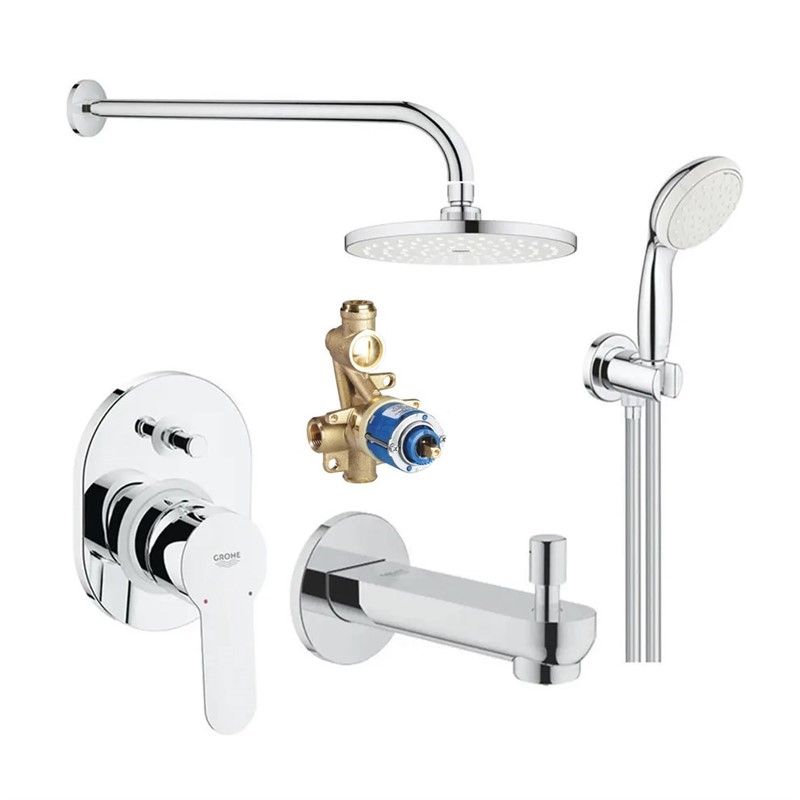 Grohe BauEdge Built-in Shower Set - Chrome #339184