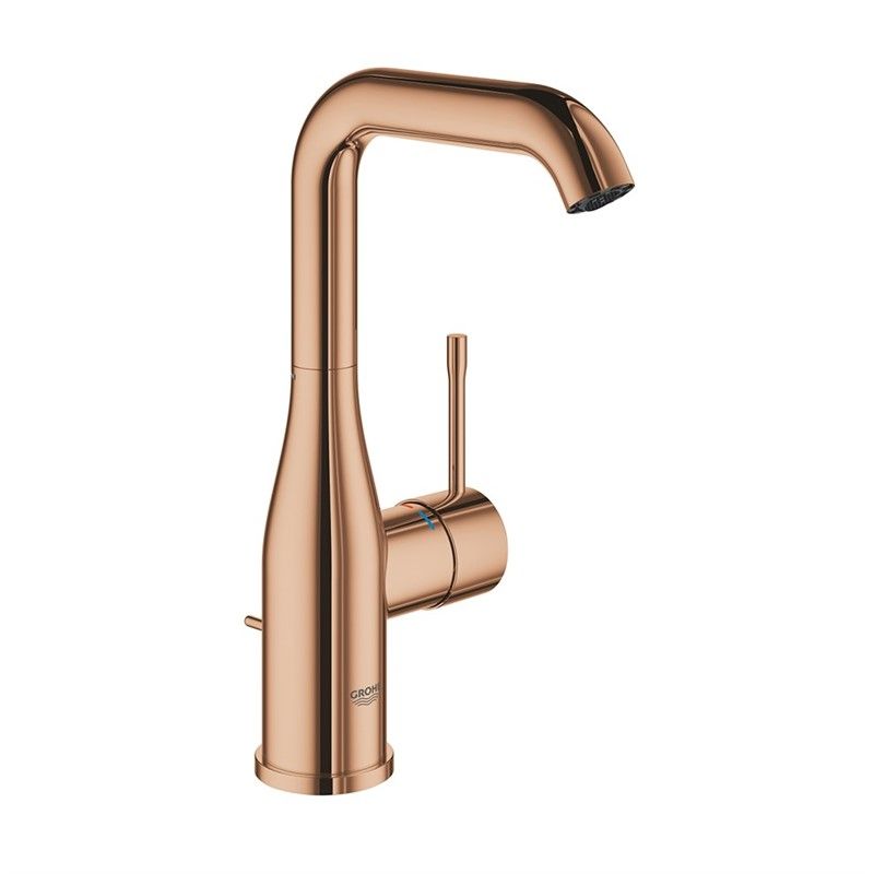 Grohe Essence Basin Faucet with Siphon Control - Copper Color #339709