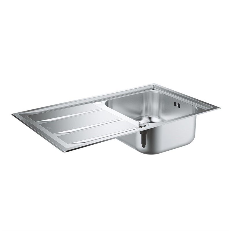 Grohe K400+ Countertop Stainless Steel Kitchen Sink - Chrome #338763