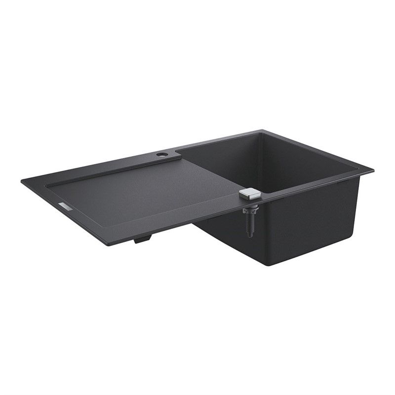Grohe K500 50-C Countertop Kitchen Sink 85cm - Black #339784