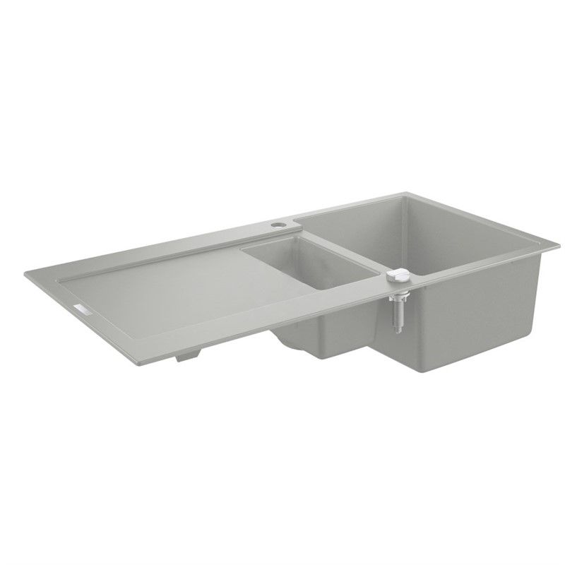 Grohe K500 60-C Granite Kitchen Sink 100cm - Gray #349459