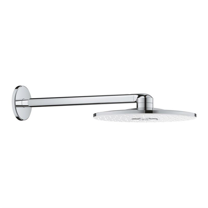 Grohe Rainshower Shower head with elbow 40 cm - White #339759