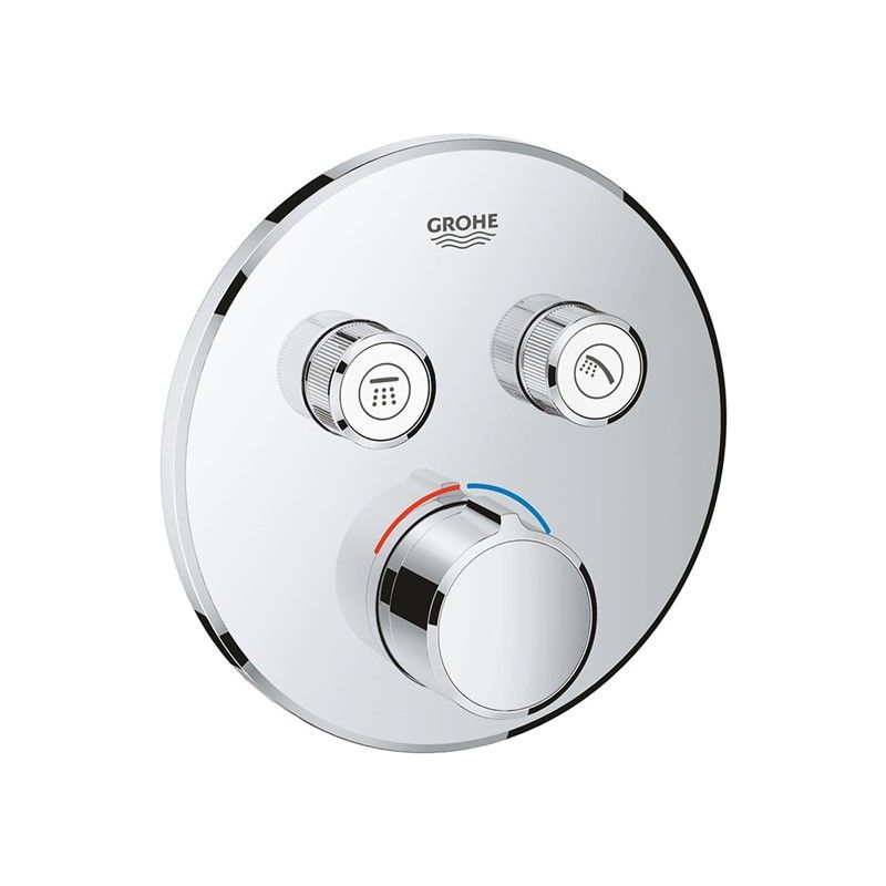 Grohe Smartcontrol Oval built-in shower mixer - Chrome #339660