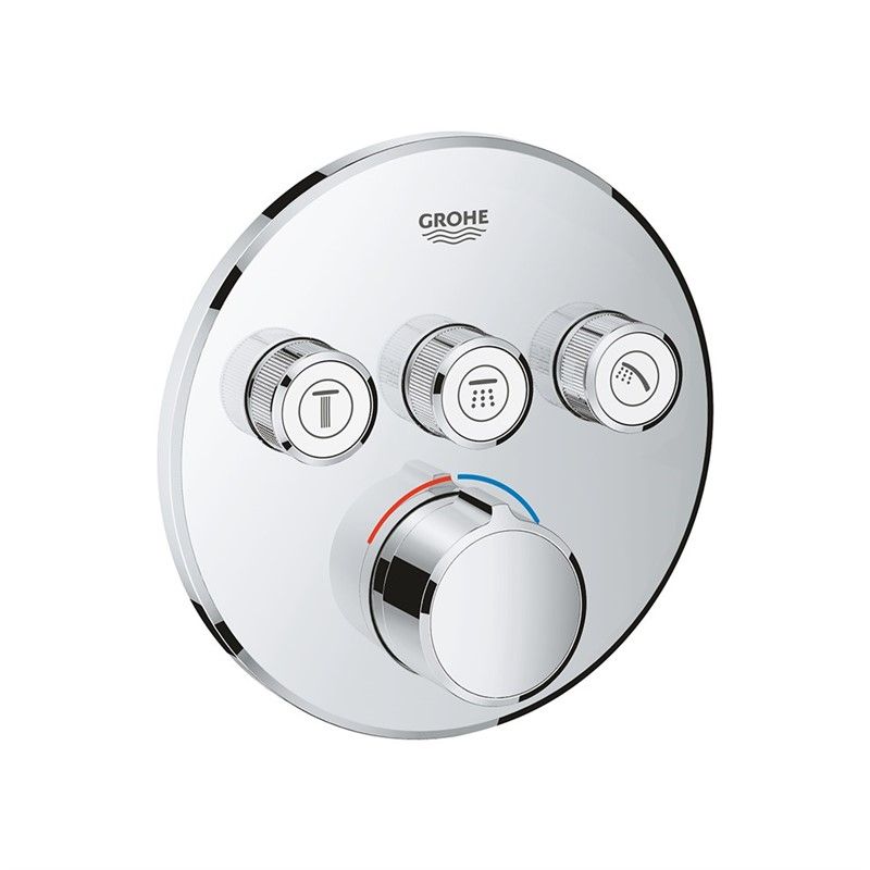 Grohe Smartcontrol Oval Concealed Shower Mixer - Chrome #339661