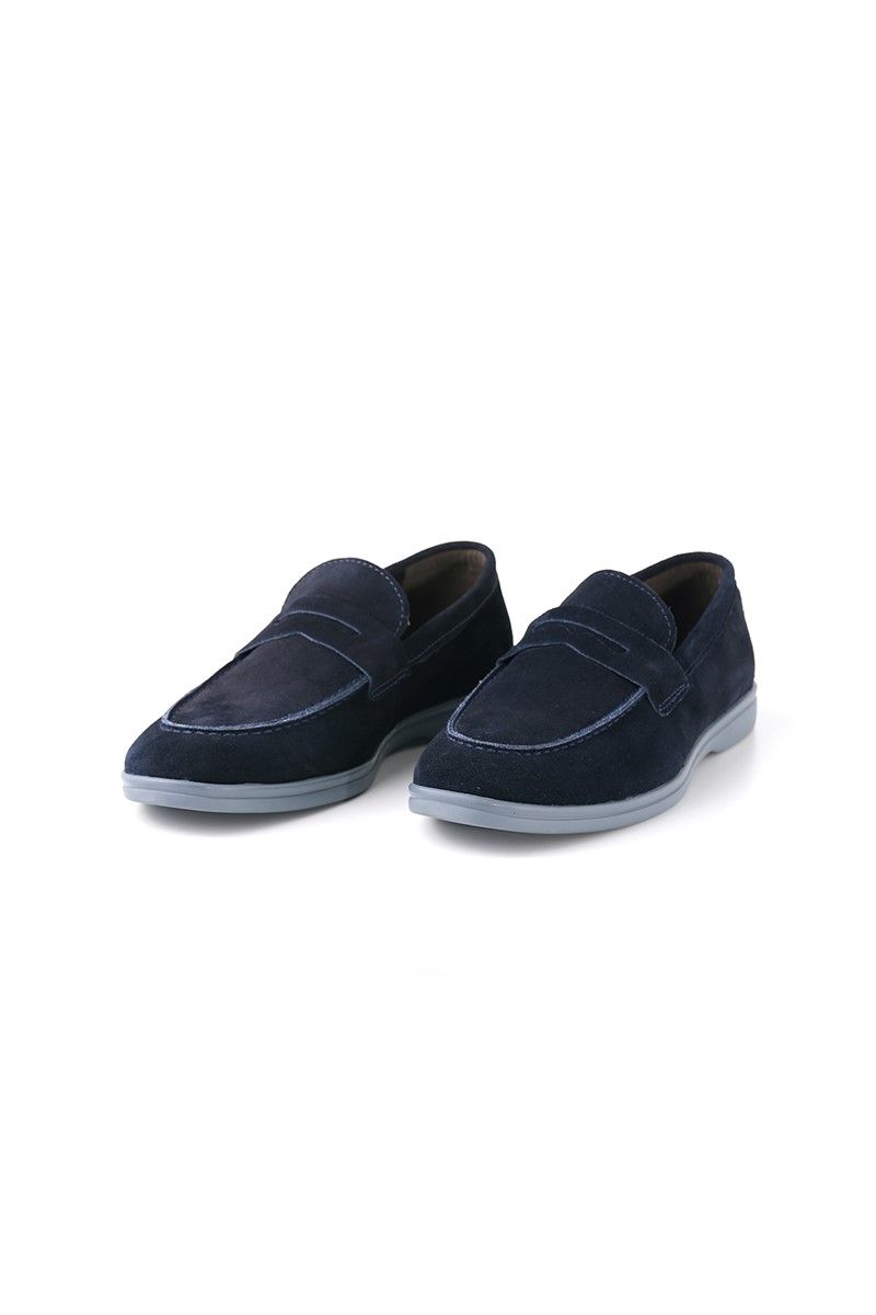 Men's Casual Shoes - Navy Blue #357590