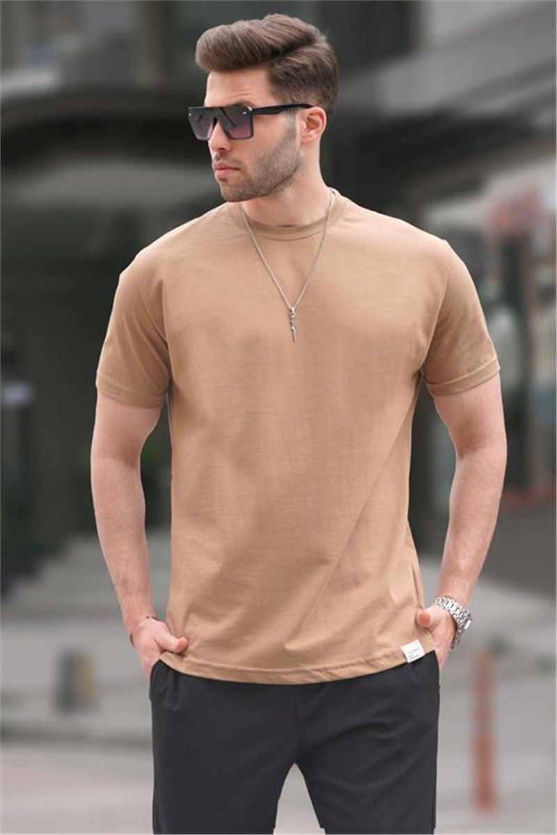 T-shirt uomo regular fit 6131 - colore cappuccino #395165