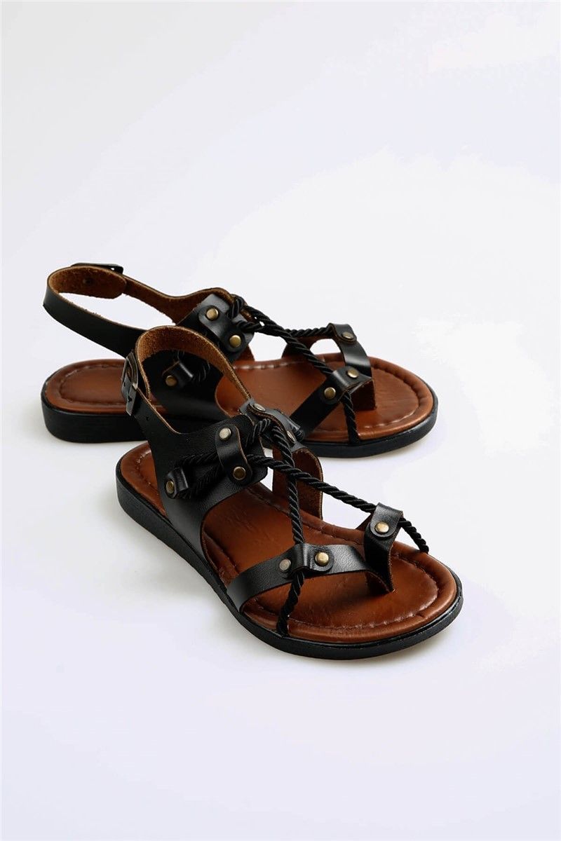 Ženske svakodnijevne sandale - crne #369591