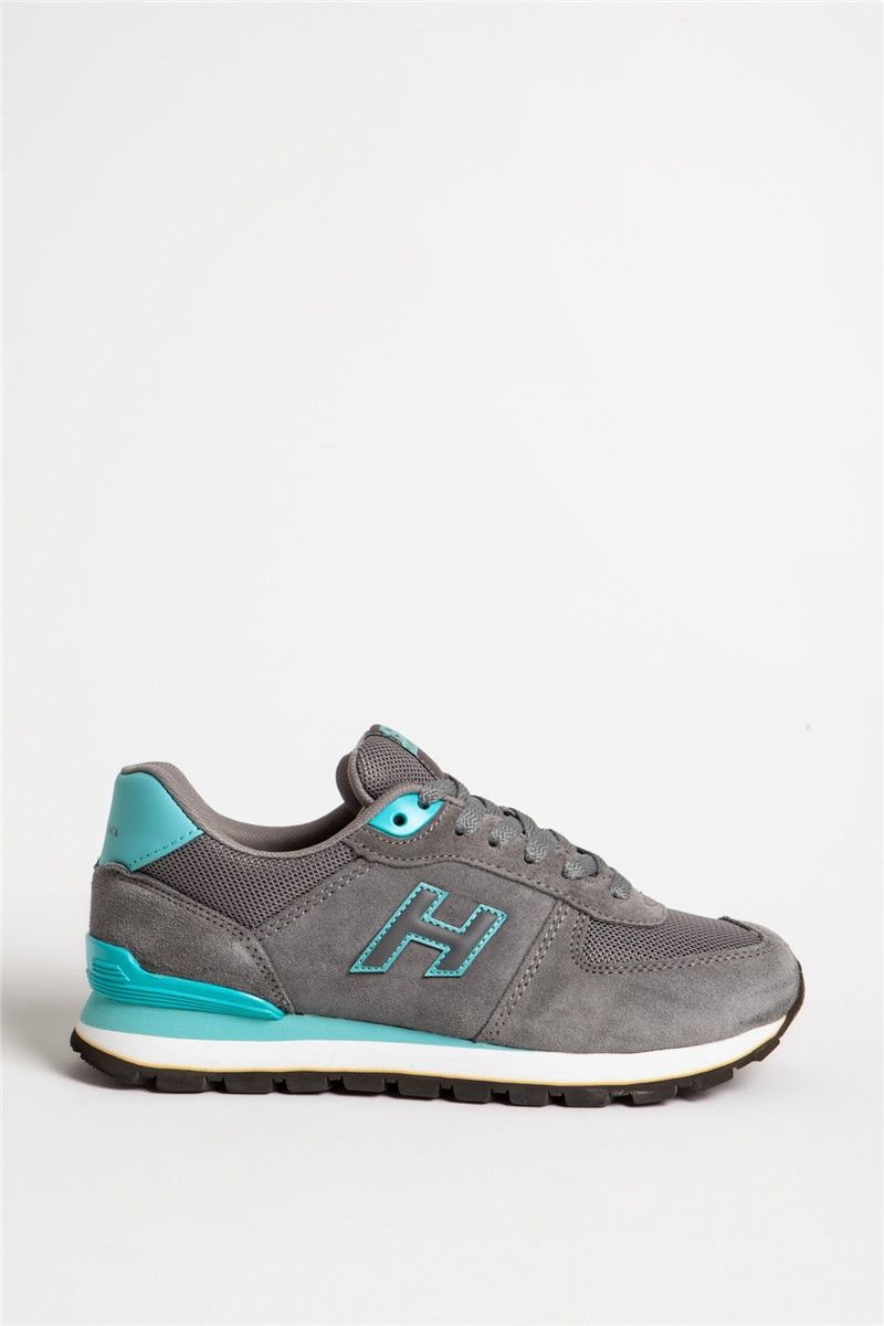 Women's Shoes - Grey, Turquoise #319167