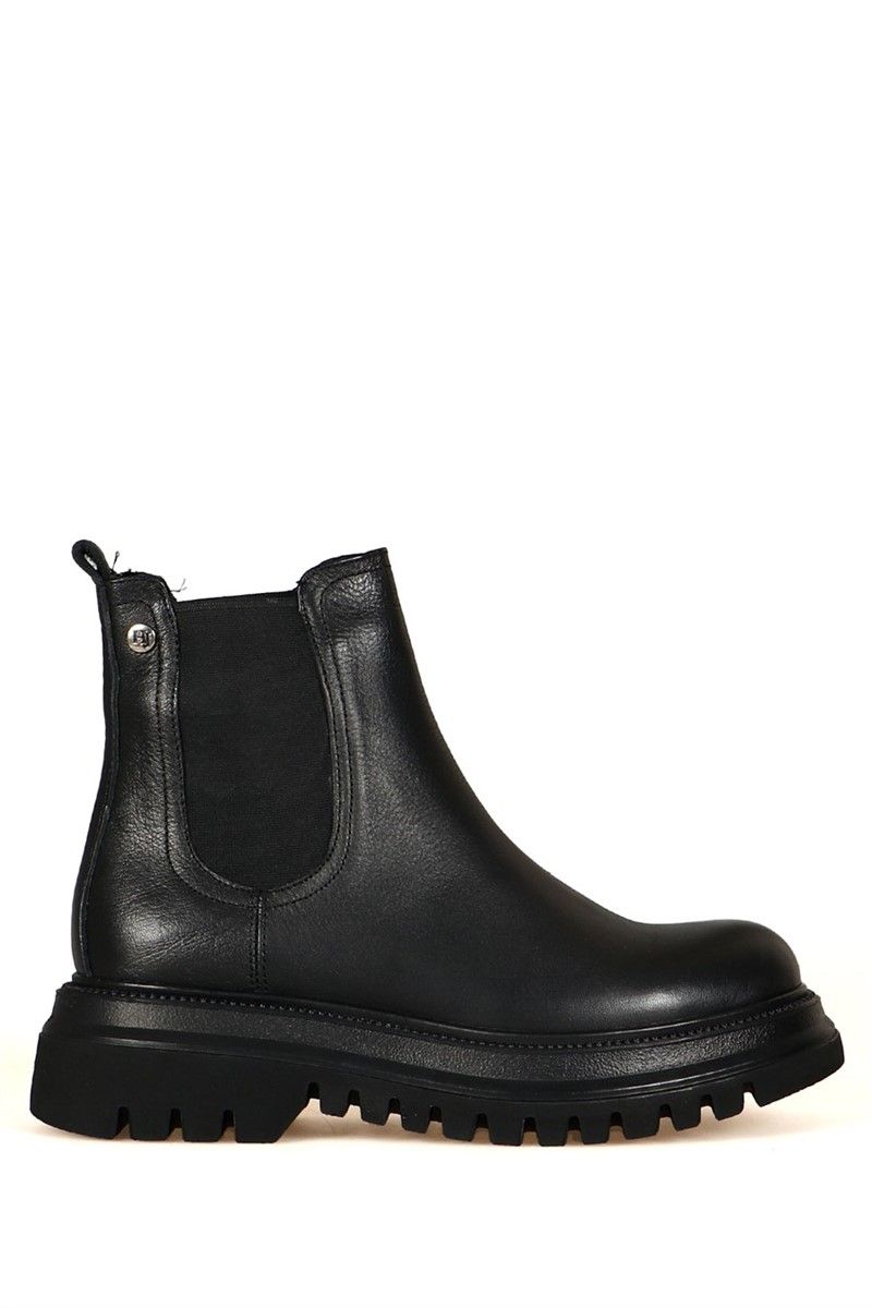 Hammer Jack Women's Genuine Leather Boots 102 21705-Z - Black #368724
