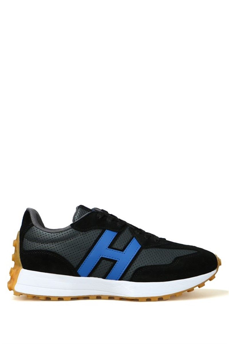 Hammer Jack muške sportske cipele od prave kože - crne #368963
