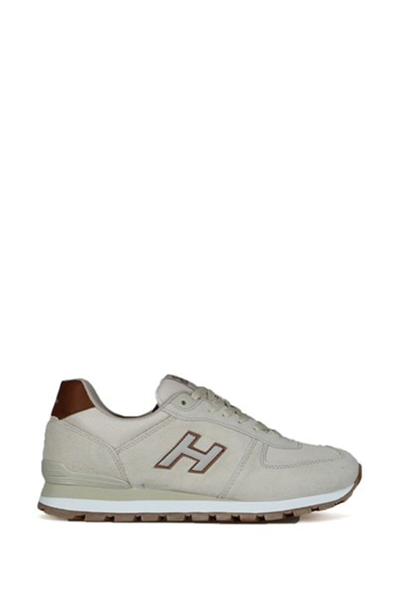 Hammer Jack muške cipele od prave kože - Sive-Taba #368505