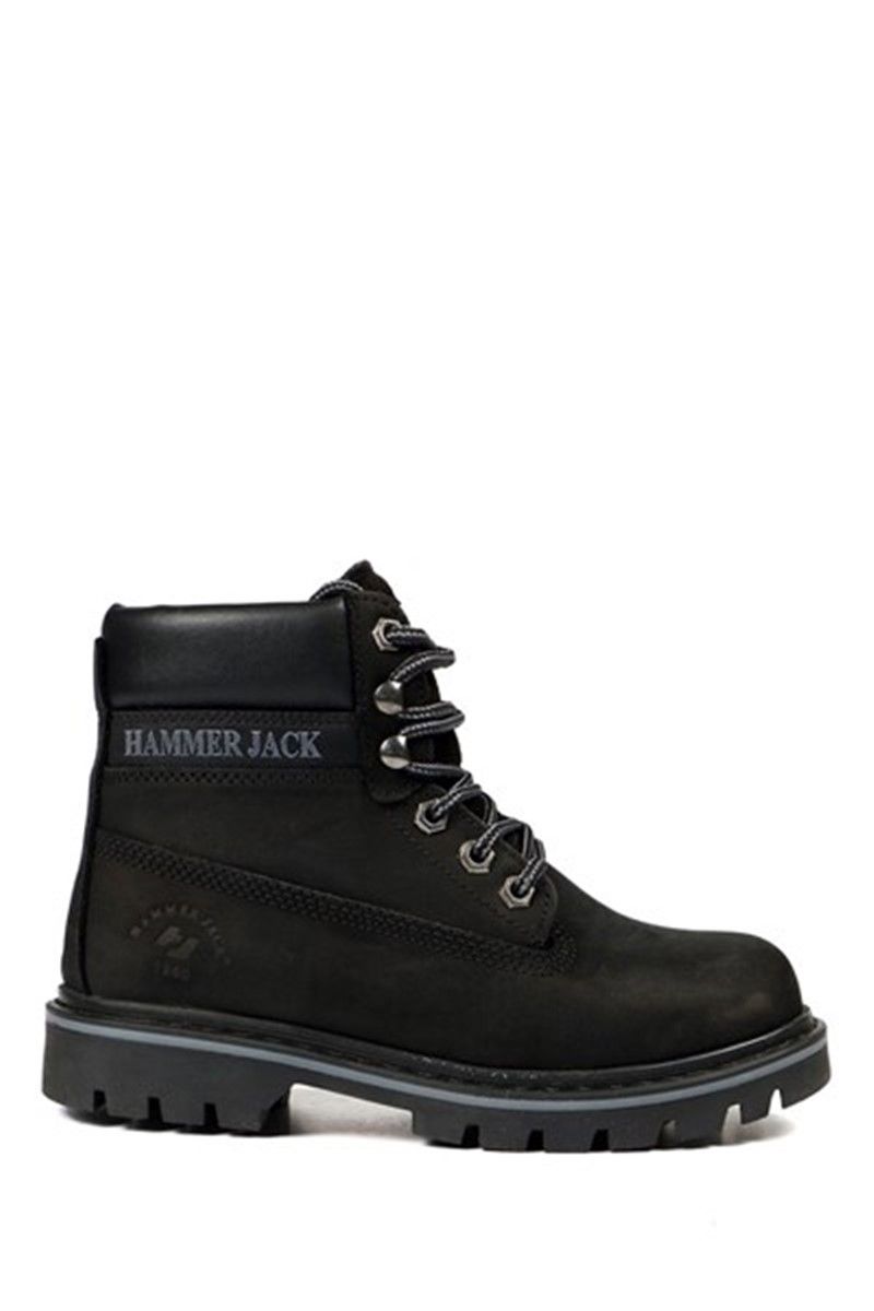 Hammer Jack Women's Genuine Leather Boots - Black #368065