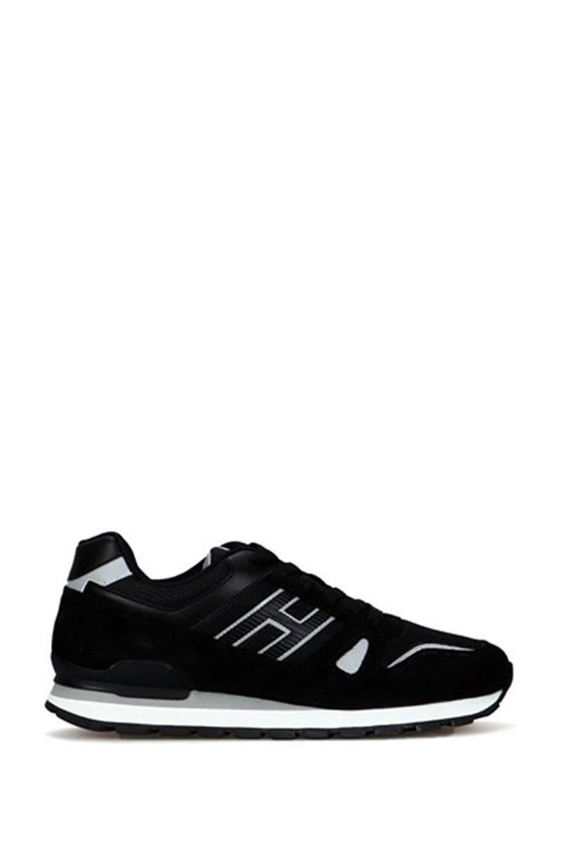 Hammer Jack muške sportske cipele od prave kože - crne sa sivom #368592