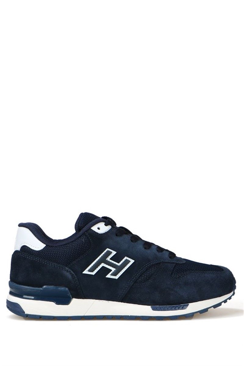 Hammer Jack Women's Genuine Leather Sports Shoes - Dark Blue #368939