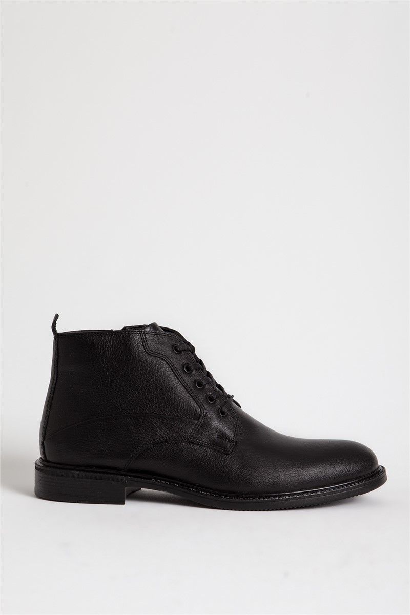 Hammer Jack Men's Real Leather Boots - Black #317721