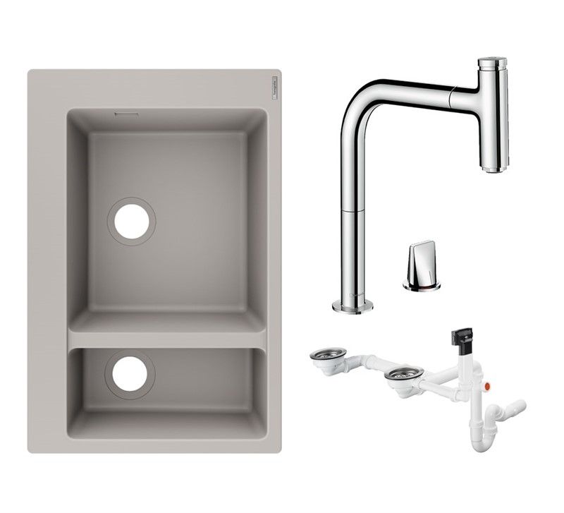 Hansgrohe Sink Faucet Set - Gray #343895