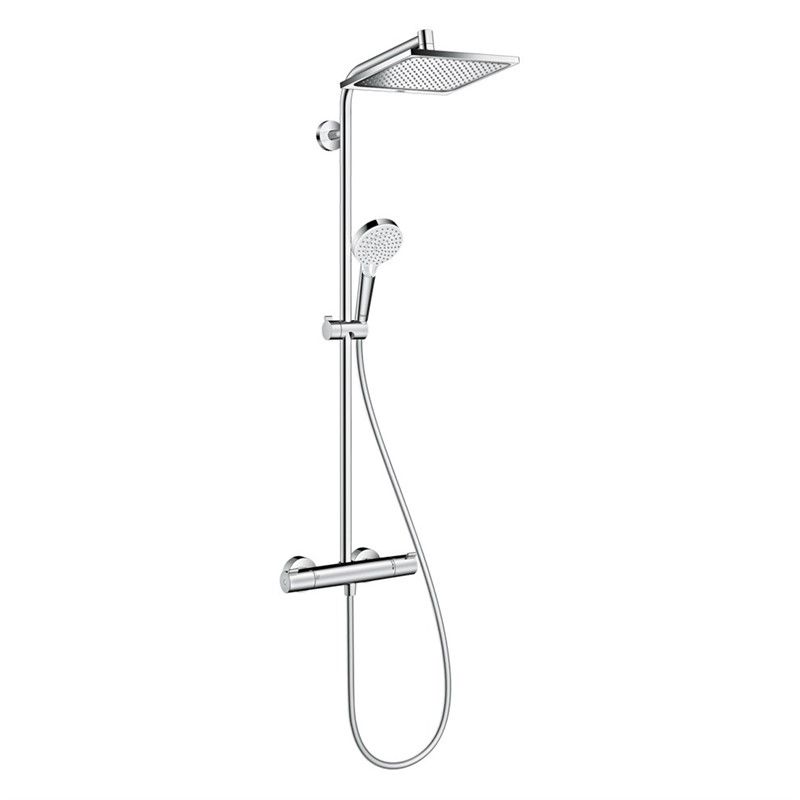 Hansgrohe Crometta 240 Shower column with thermostatic mixer - Chrome #338766