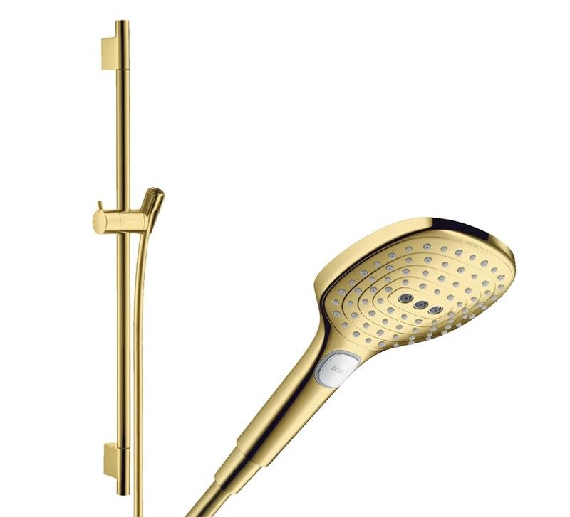 Hansgrohe Raindance Select E 120 Hand shower with tubular suspension - Golden #343881